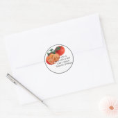 Sticker Rond À - Melon (Fruit Étrange) (Enveloppe)