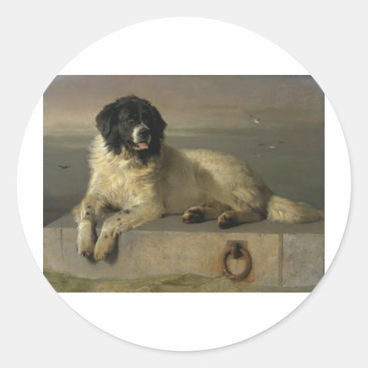 Sticker Rond A_Membre_Distinguished_de_l_Humane_Société_par_Si (Devant)