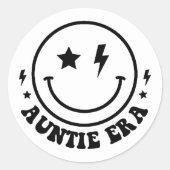 Sticker Rond À Mon Époque Tante (Devant)