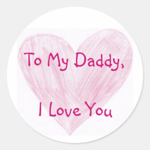 Sticker Rond À mon père