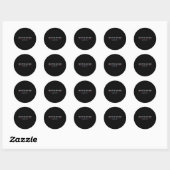 Sticker Rond À Mon Visage Rétro Dire 2024 (Feuille)