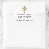 Sticker Rond À partir de la plaque d'immatriculation du ballon  (Sac)