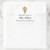 Sticker Rond À partir de la plaque d'immatriculation du ballon (Sac)