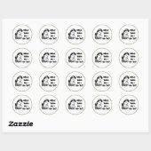 Sticker Rond À Quelle Table Ai-Je Accès ? (Feuille)