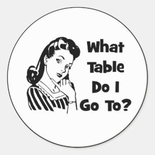 Sticker Rond À Quelle Table Ai-Je Accès ?