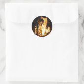 Sticker Rond A travers les flammes (Sac)