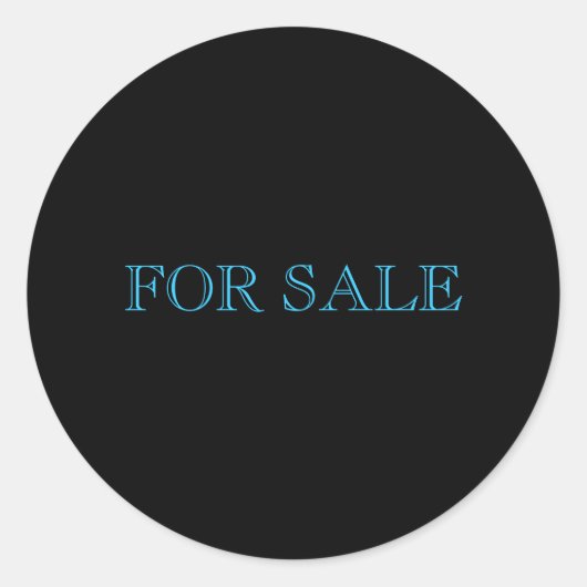 STICKER ROND À VENDRE (Devant)