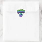 STICKER ROND AAAAAAAHHH (Sac)