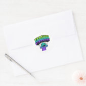 STICKER ROND AAAAAAAHHH (Enveloppe)