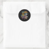 Sticker Rond Aaahh Real Monstres Tous les caractères (Sac)