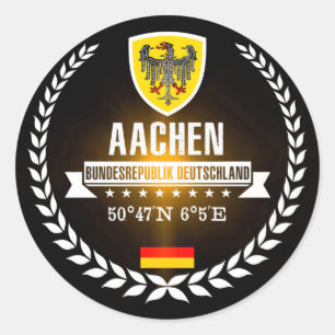 Sticker Rond Aachen