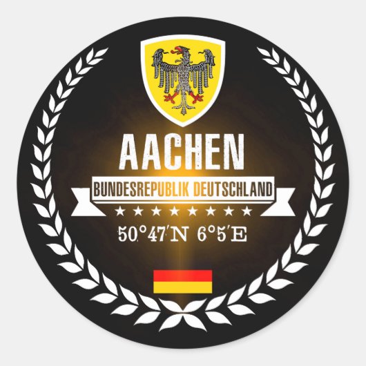 Sticker Rond Aachen (Devant)