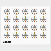 Sticker Rond Aachen (Feuille)