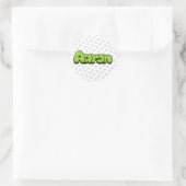 Sticker Rond Aaron (Sac)