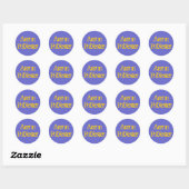 Sticker Rond Aaron Polyester (Feuille)