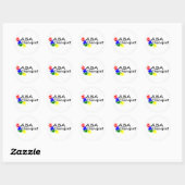 Sticker Rond ABA Therapist (PP) (Feuille)