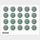 Sticker Rond Abalone (Feuille)