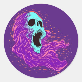 Sticker Rond Abandonner Banshee