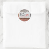 Sticker Rond Abbey Road (Sac)