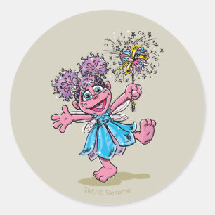 Sticker Rond Abby Cadabby Art Rétro
