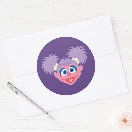 Sticker Rond Abby Cadabby Face (Enveloppe)