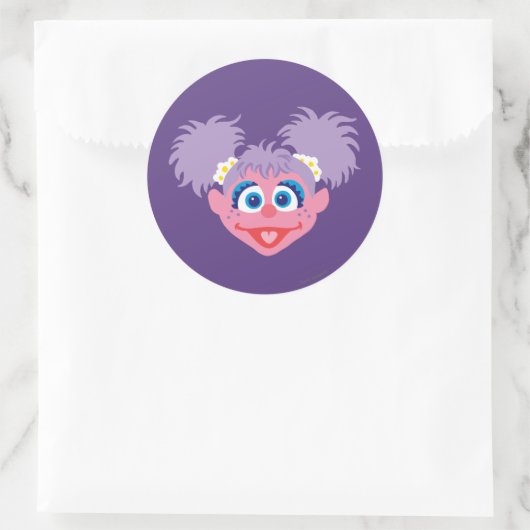 Sticker Rond Abby Cadabby Face (Sac)