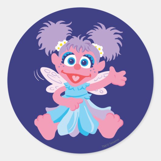 Sticker Rond Abby Cadabby Fairy (Devant)