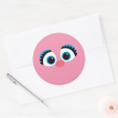 Sticker Rond Abby Cadabby Grand Visage (Enveloppe)