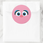 Sticker Rond Abby Cadabby Grand Visage (Sac)