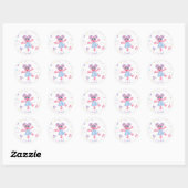 Sticker Rond Abby Cadabby Sparkle Motif (Feuille)