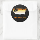 STICKER ROND ABÉARIEN — (Sac)