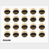Sticker Rond Abee (Feuille)