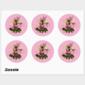 Sticker Rond Abee Grateful (Feuille)