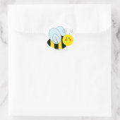 Sticker Rond Abee mignonne (Sac)