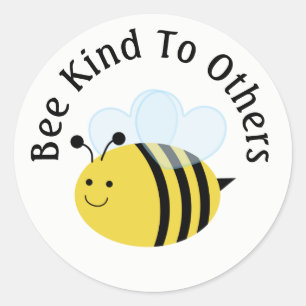 Sticker Rond Abee Signe Aux Autres Bumblebebe
