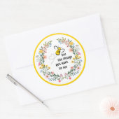 Sticker Rond Abee the Change Inspirational (Enveloppe)