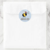 Sticker Rond abeille (Sac)