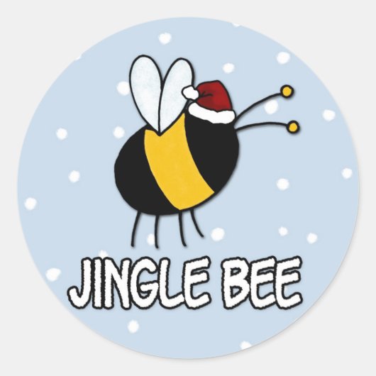 Sticker Rond abeille (Devant)