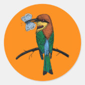 Sticker Rond Abeille (Devant)