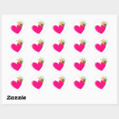 Sticker Rond Abeille (Feuille)