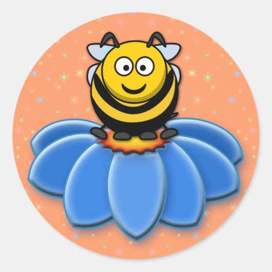 Sticker Rond abeille (Devant)