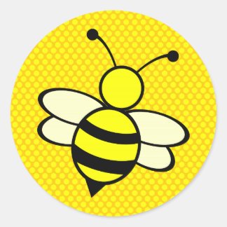 Sticker Rond Abeille