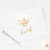 Sticker Rond Abeille (Enveloppe)