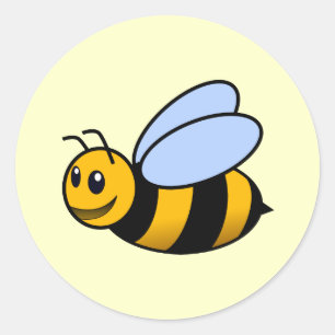 Sticker Rond Abeille