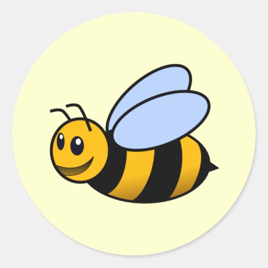 Sticker Rond Abeille (Devant)