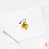 Sticker Rond Abeille - Nature Harmonieuse (Enveloppe)