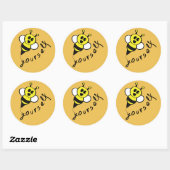 Sticker Rond Abeille-Toi ! (Feuille)