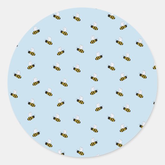Sticker Rond Abeilles (Devant)