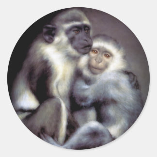 Sticker Rond Abelard et Heloise