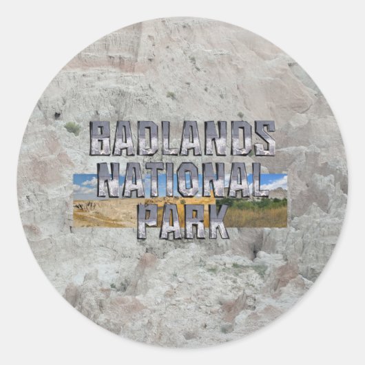 Sticker Rond ABH Badlands (Devant)